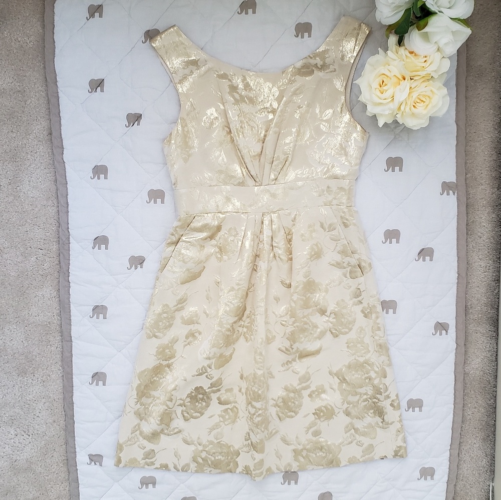 Kate Spade Deanna Floral Brocade Dress